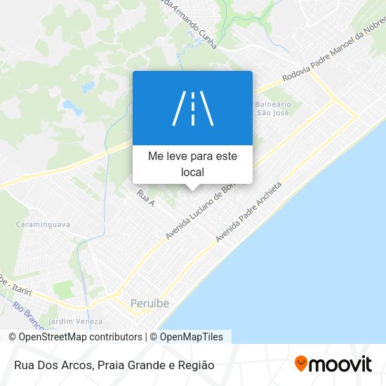 Rua Dos Arcos mapa