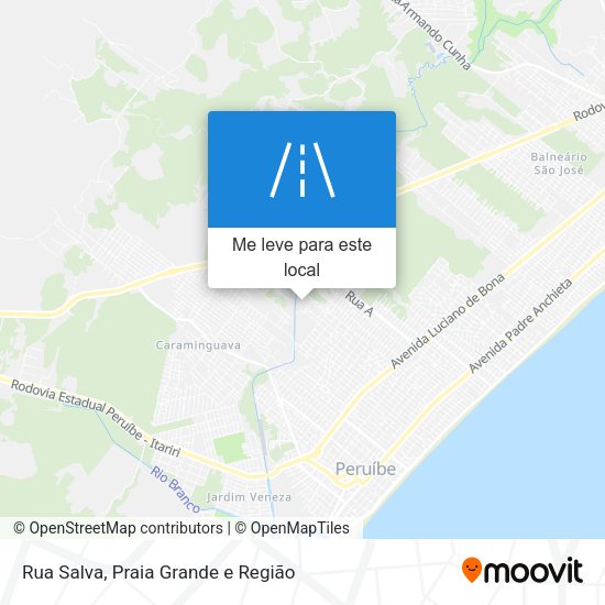 Rua Salva mapa