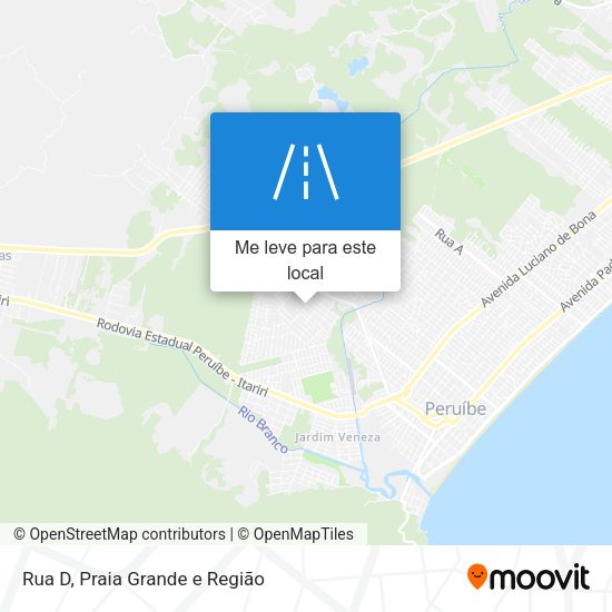 Rua D mapa