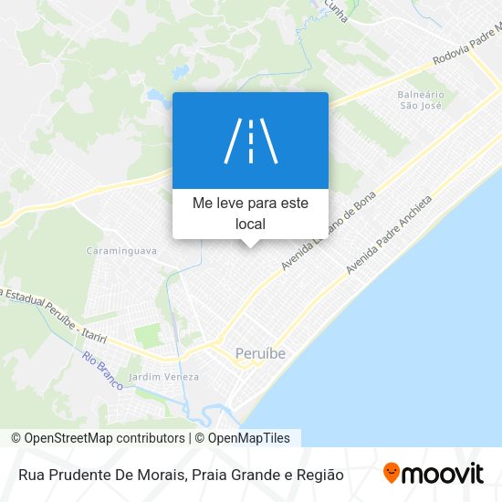 Rua Prudente De Morais mapa