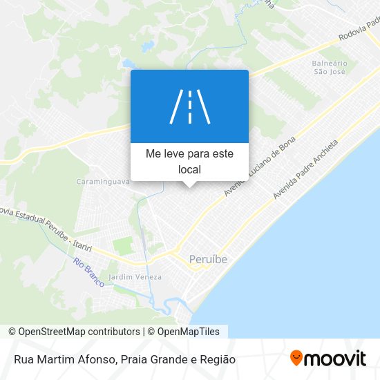 Rua Martim Afonso mapa