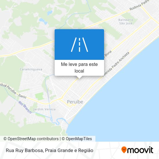 Rua Ruy Barbosa mapa