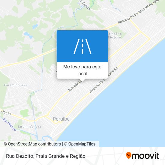 Rua Dezoito mapa