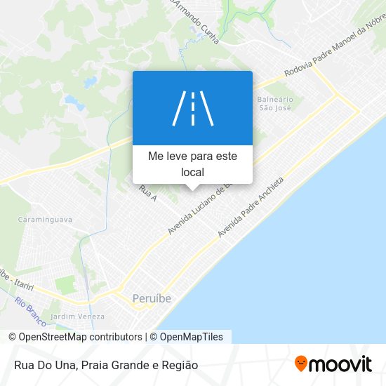 Rua Do Una mapa