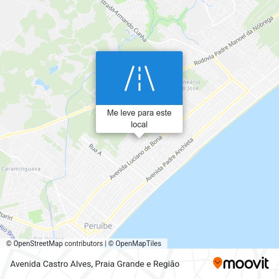 Avenida Castro Alves mapa