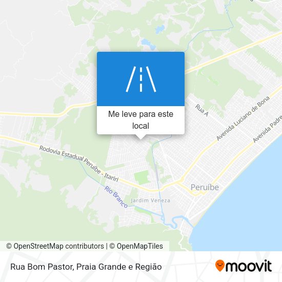 Rua Bom Pastor mapa