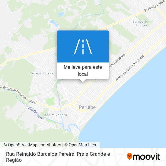 Rua Reinaldo Barcelos Pereira mapa