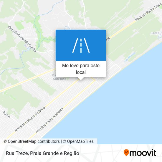 Rua Treze mapa