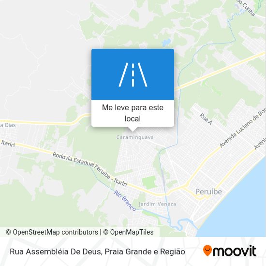 Rua Assembléia De Deus mapa