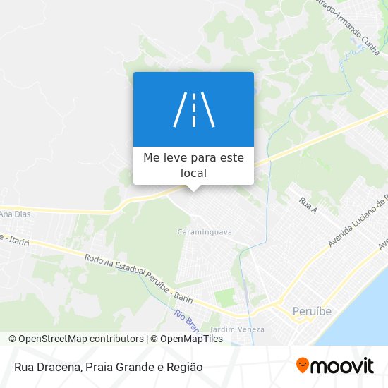 Rua Dracena mapa