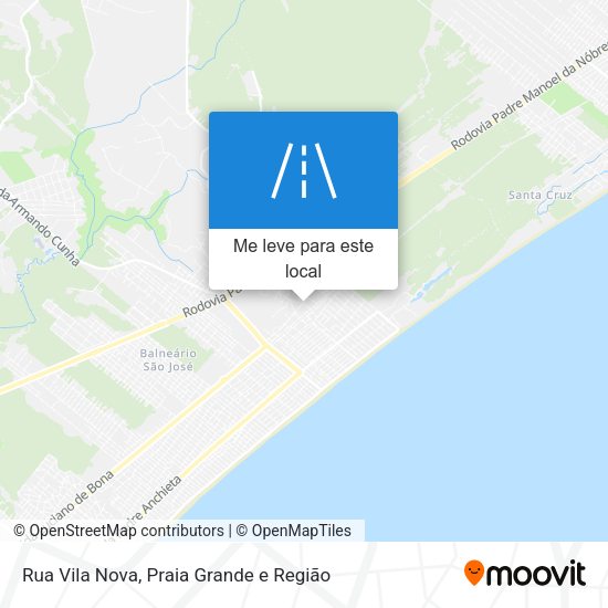 Rua Vila Nova mapa