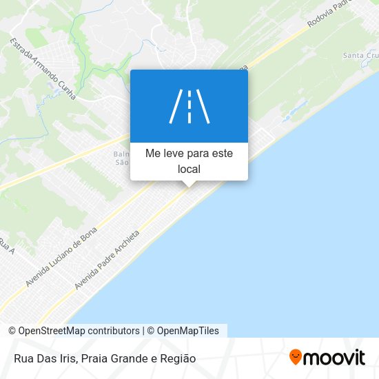 Rua Das Iris mapa