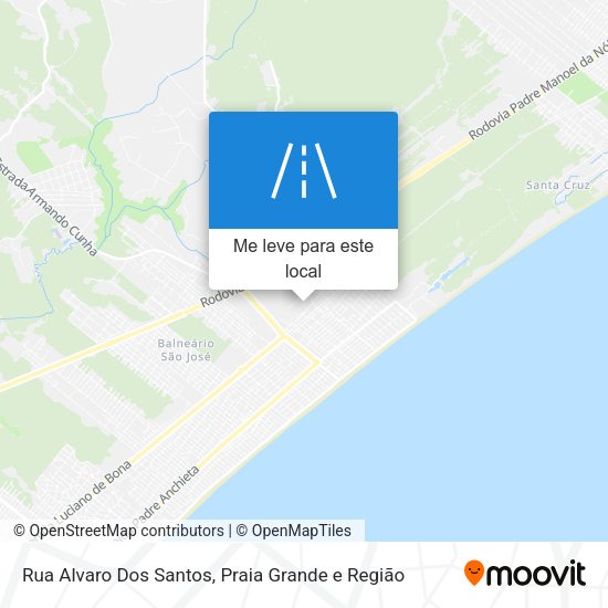 Rua Alvaro Dos Santos mapa
