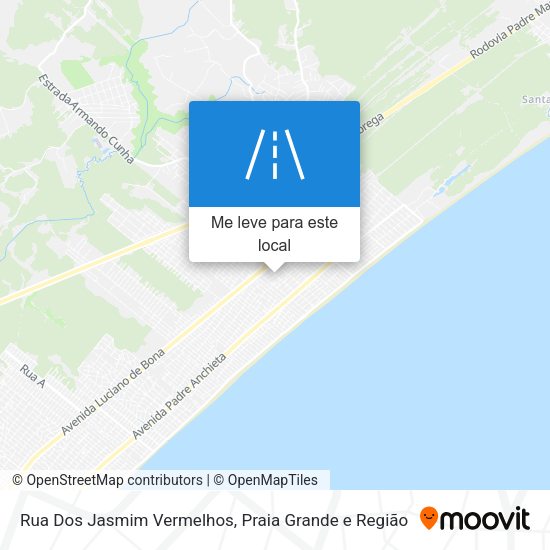 Rua Dos Jasmim Vermelhos mapa