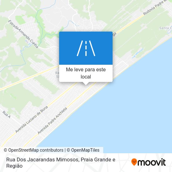 Rua Dos Jacarandas Mimosos mapa