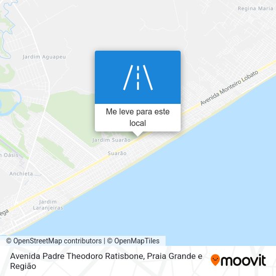 Avenida Padre Theodoro Ratisbone mapa