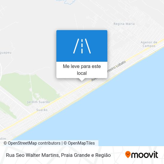 Rua Seo Walter Martins mapa