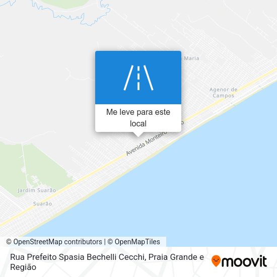 Rua Prefeito Spasia Bechelli Cecchi mapa