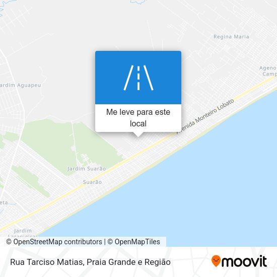 Rua Tarciso Matias mapa