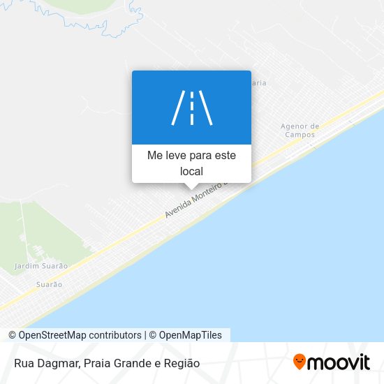 Rua Dagmar mapa