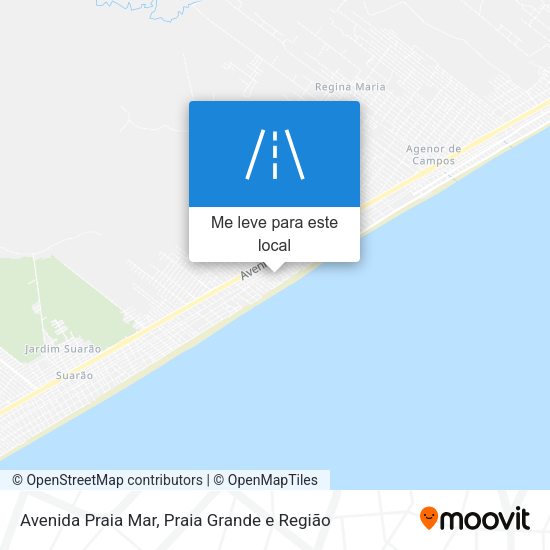 Avenida Praia Mar mapa