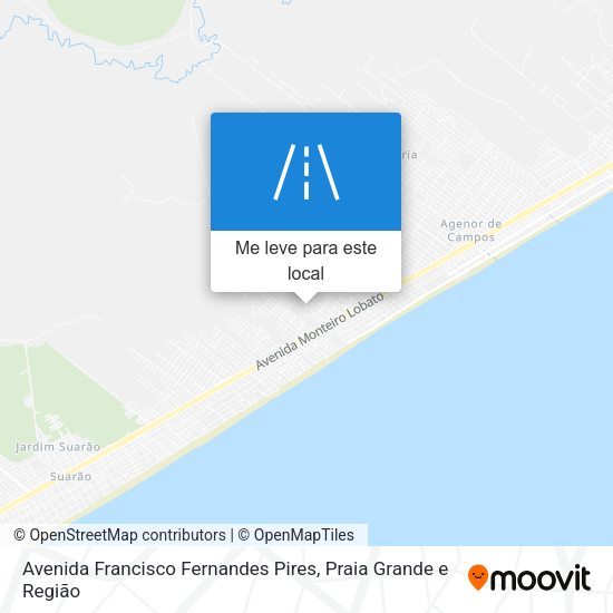 Avenida Francisco Fernandes Pires mapa