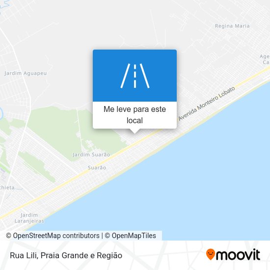 Rua Lili mapa