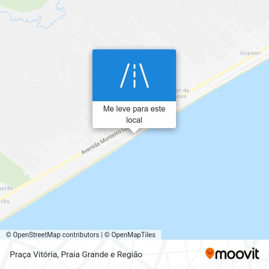 Praça Vitória mapa