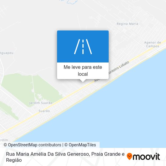 Rua Maria Amélia Da Silva Generoso mapa