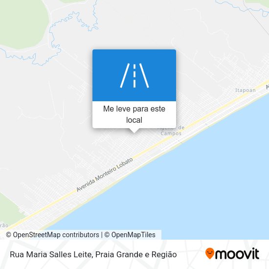 Rua Maria Salles Leite mapa