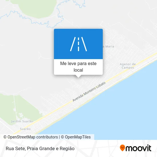 Rua Sete mapa