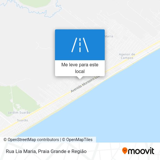 Rua Lia Maria mapa