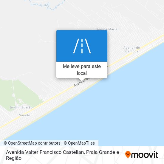 Avenida Valter Francisco Castellan mapa