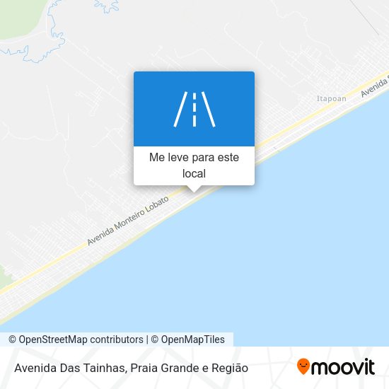 Avenida Das Tainhas mapa