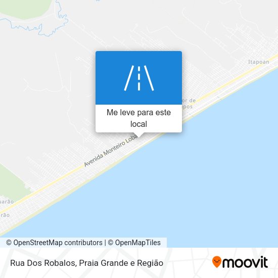 Rua Dos Robalos mapa