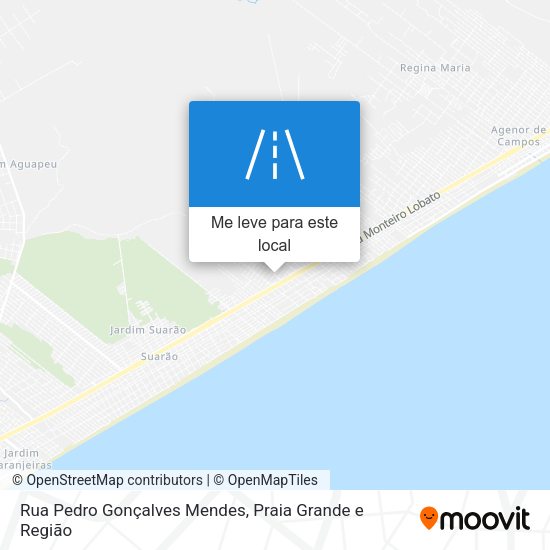 Rua Pedro Gonçalves Mendes mapa