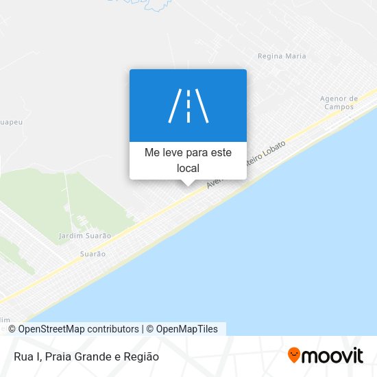 Rua I mapa