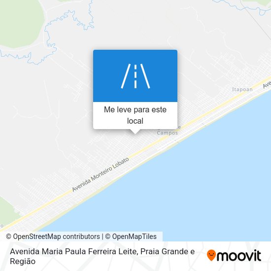 Avenida Maria Paula Ferreira Leite mapa