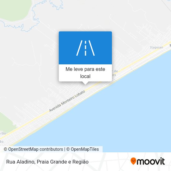 Rua Aladino mapa