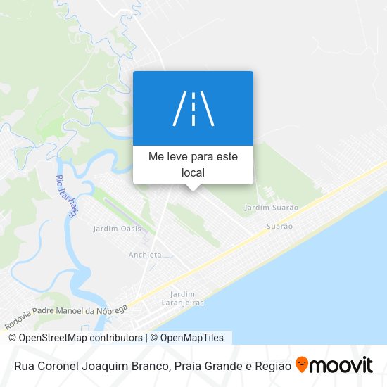 Rua Coronel Joaquim Branco mapa