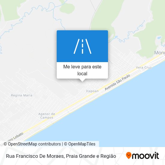 Rua Francisco De Moraes mapa