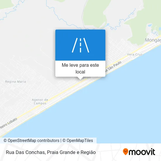 Rua Das Conchas mapa