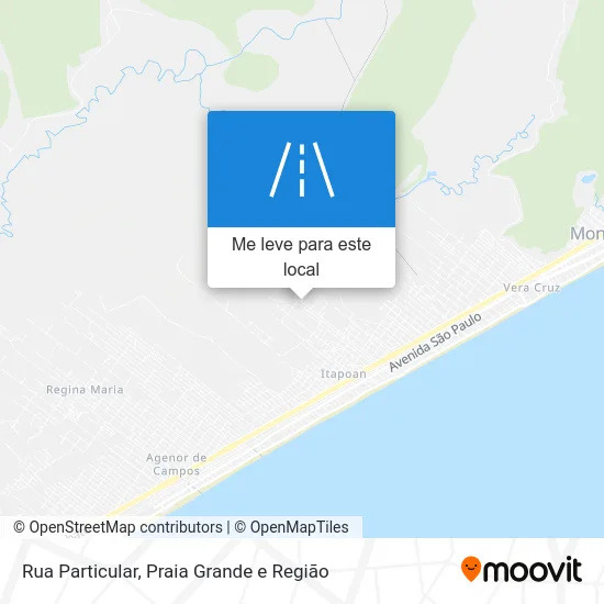Rua Particular mapa