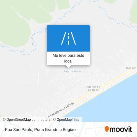 Rua São Paulo mapa