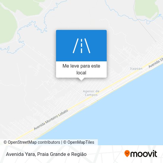 Avenida Yara mapa