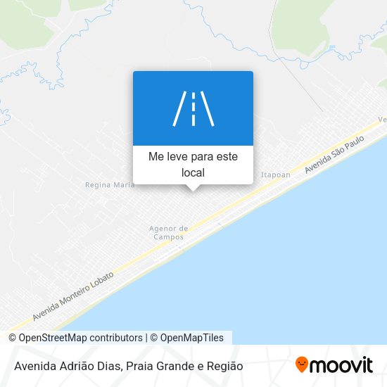 Avenida Adrião Dias mapa