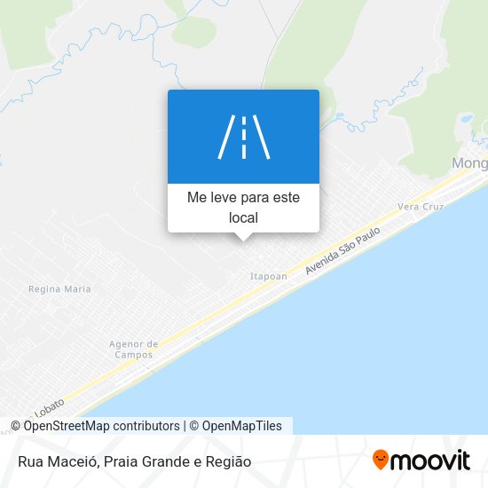 Rua Maceió mapa