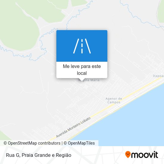 Rua G mapa
