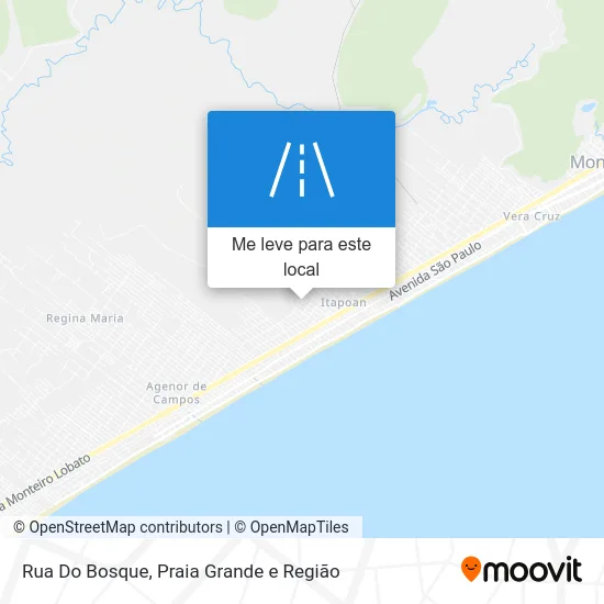 Rua Do Bosque mapa