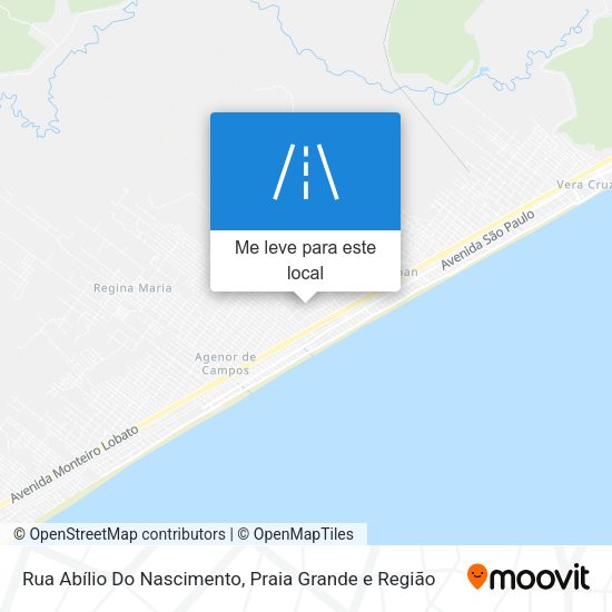 Rua Abílio Do Nascimento mapa